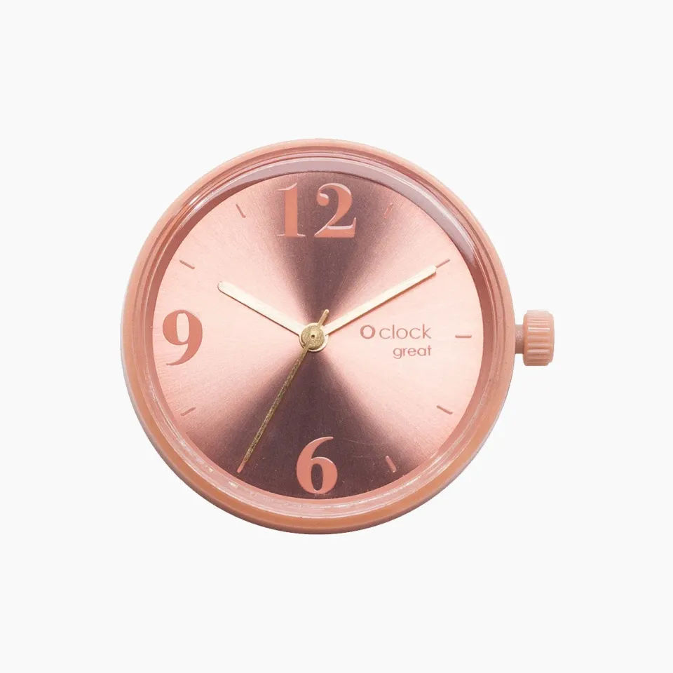 O bag O clock Great Soleil Terracotta mécanisme montre