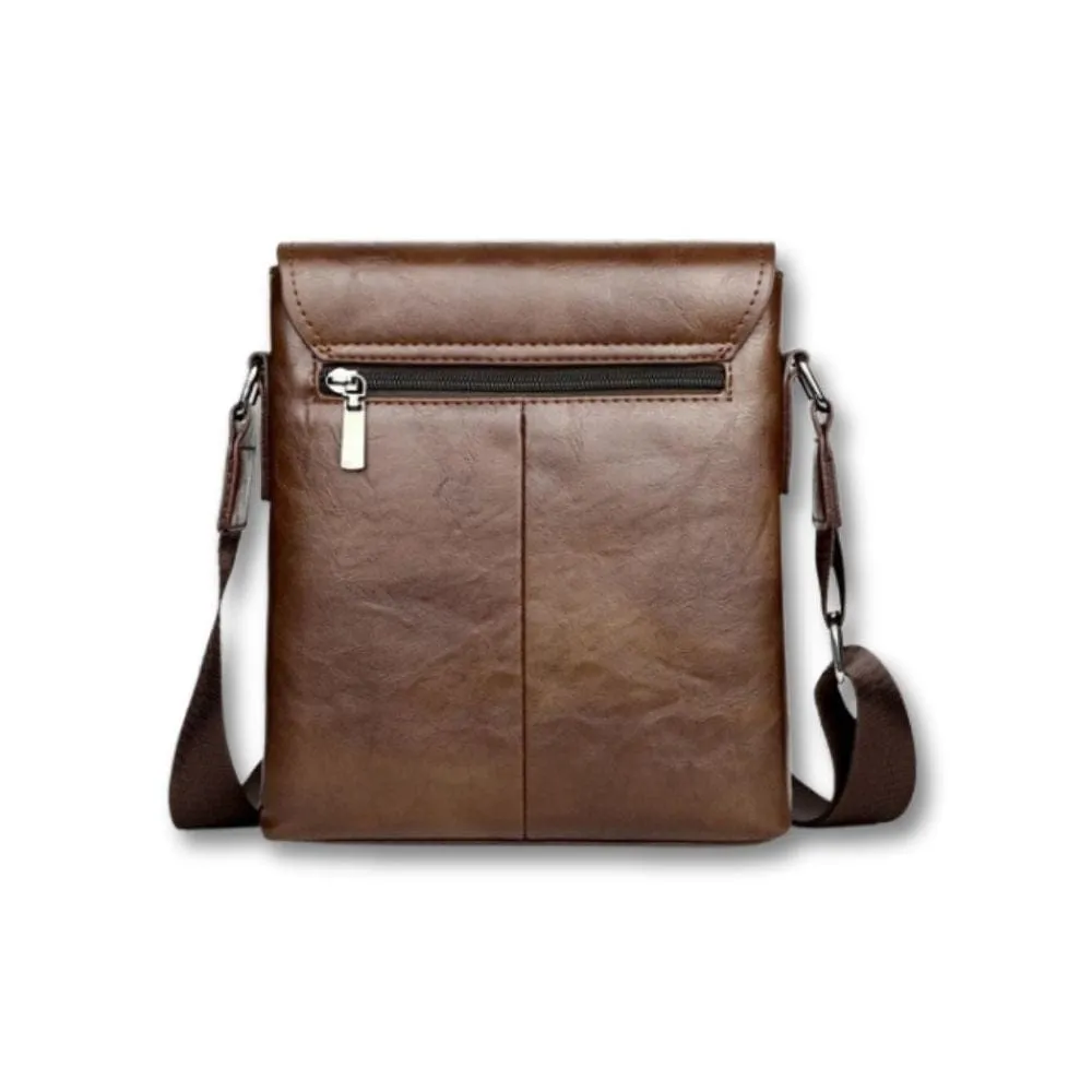Maison Sacoches Aris sacoche homme marron cuir PU