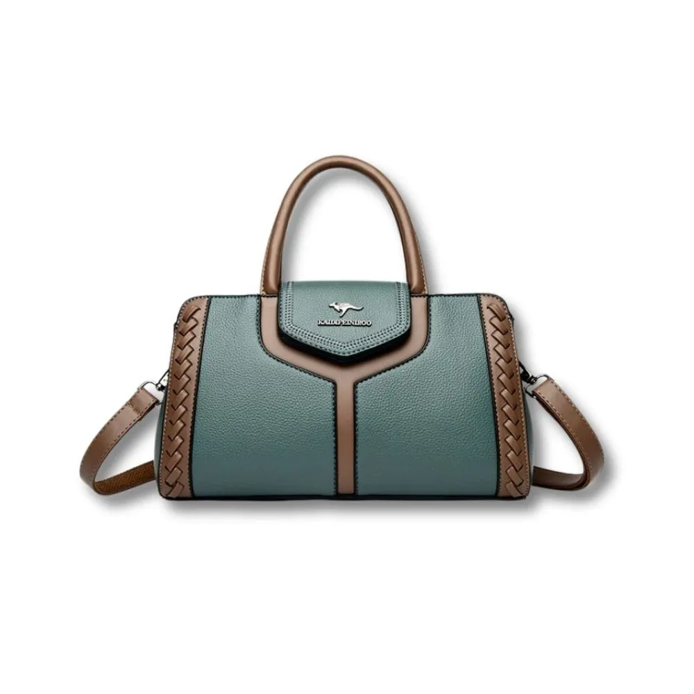 Maison Sacoches Clara sac bandoulière cuir rouge spacieux