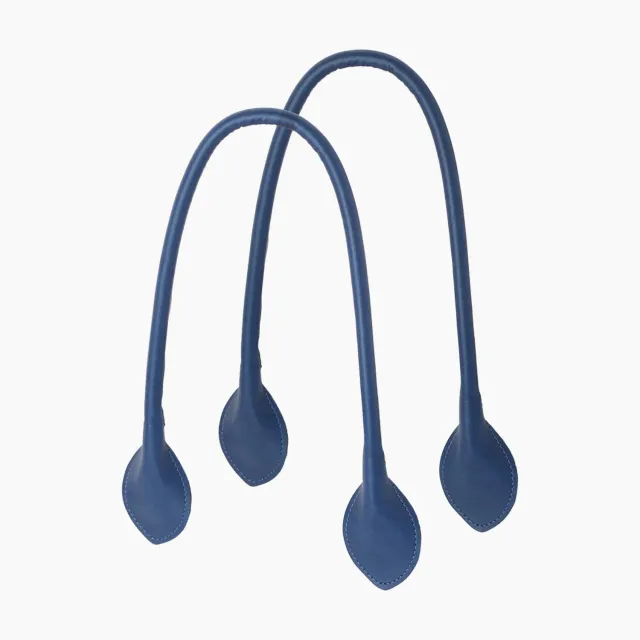 O bag anse longue cœur bandoulière bleu marine
