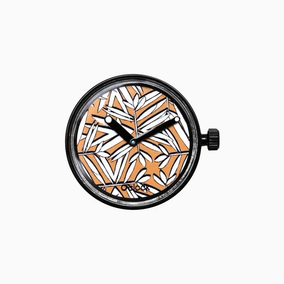 O bag O Clock NYC Jungle mécanisme montre citron quartz