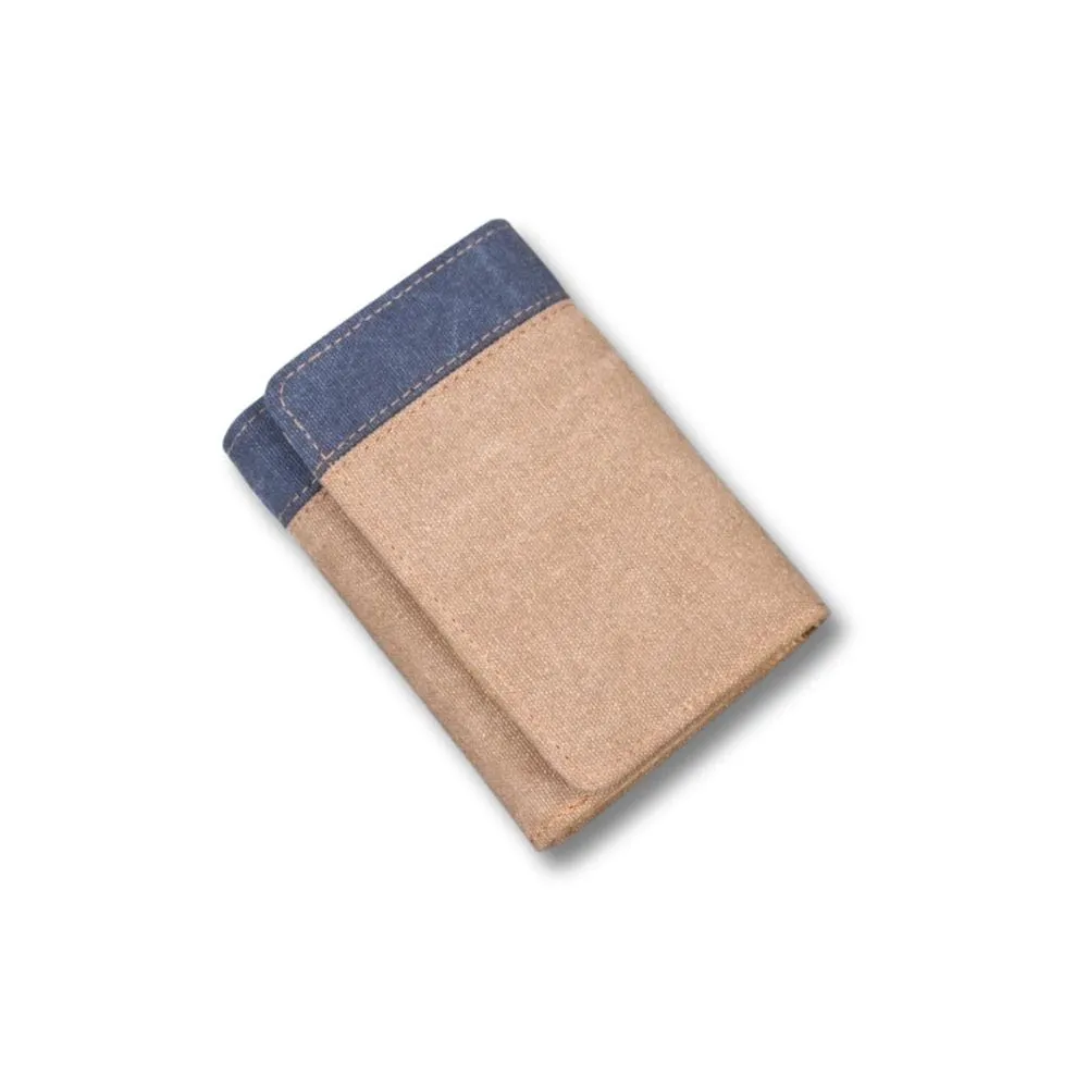 Maison Sacoches Eryx portefeuille nylon kaki léger