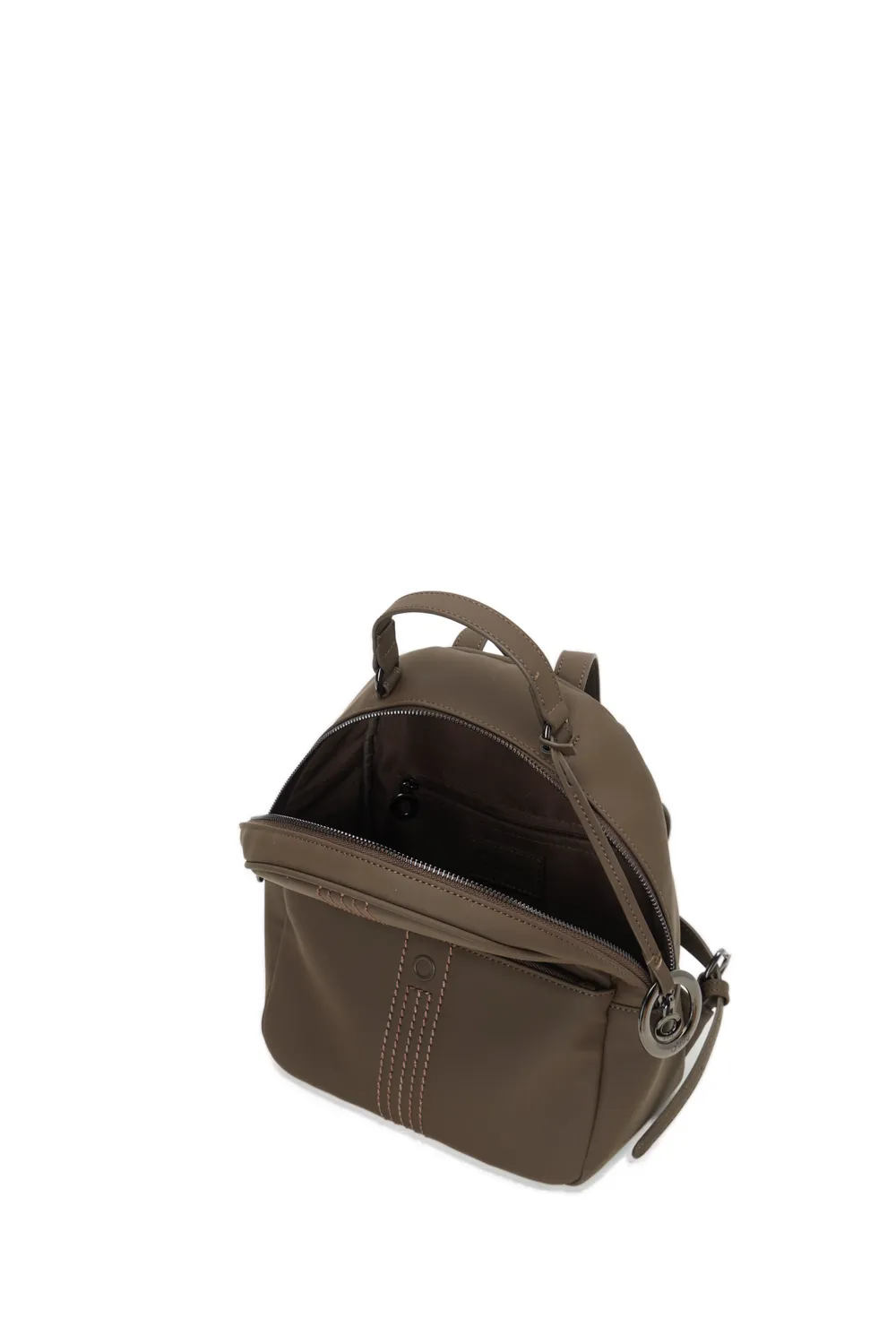 O bag Thuile sac à dos tissu gommé chocolat