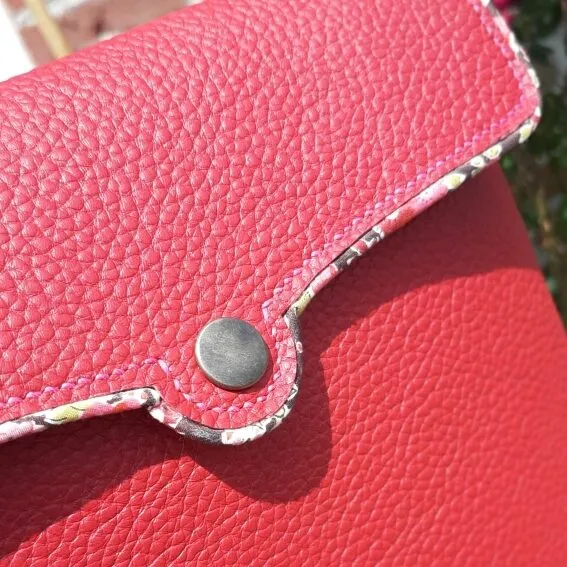 Atelier Anne R Myrlande sac bandoulière cuir rouge