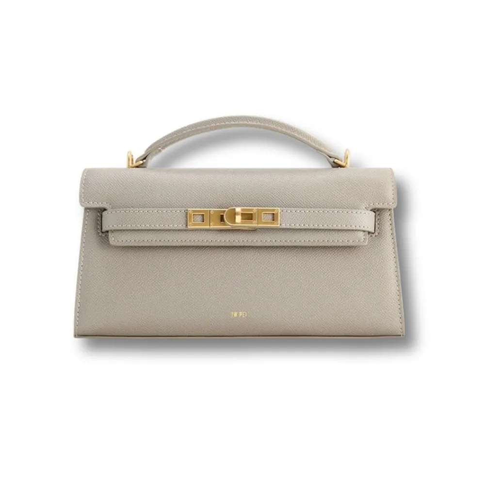 Maison Sacoches Margot petit sac main croco doré