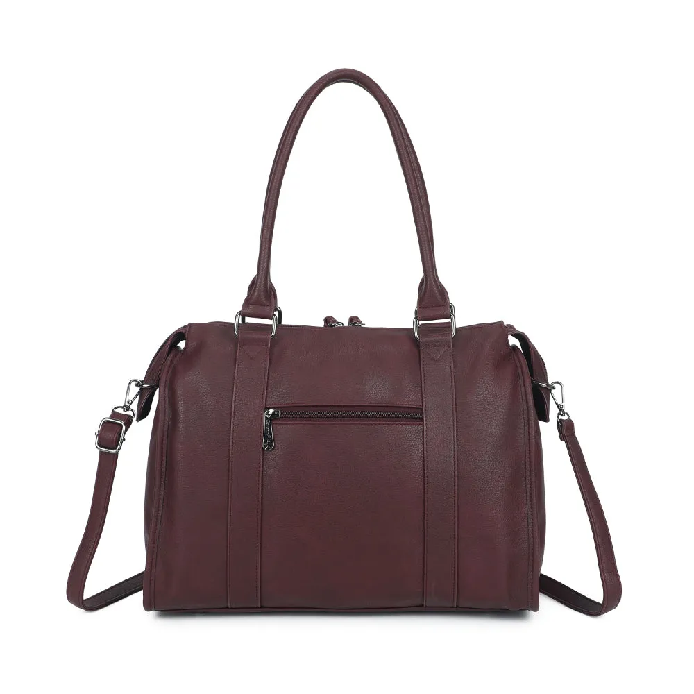 Gallantry Paris Skyla Grand Mat cabas bordeaux zippé