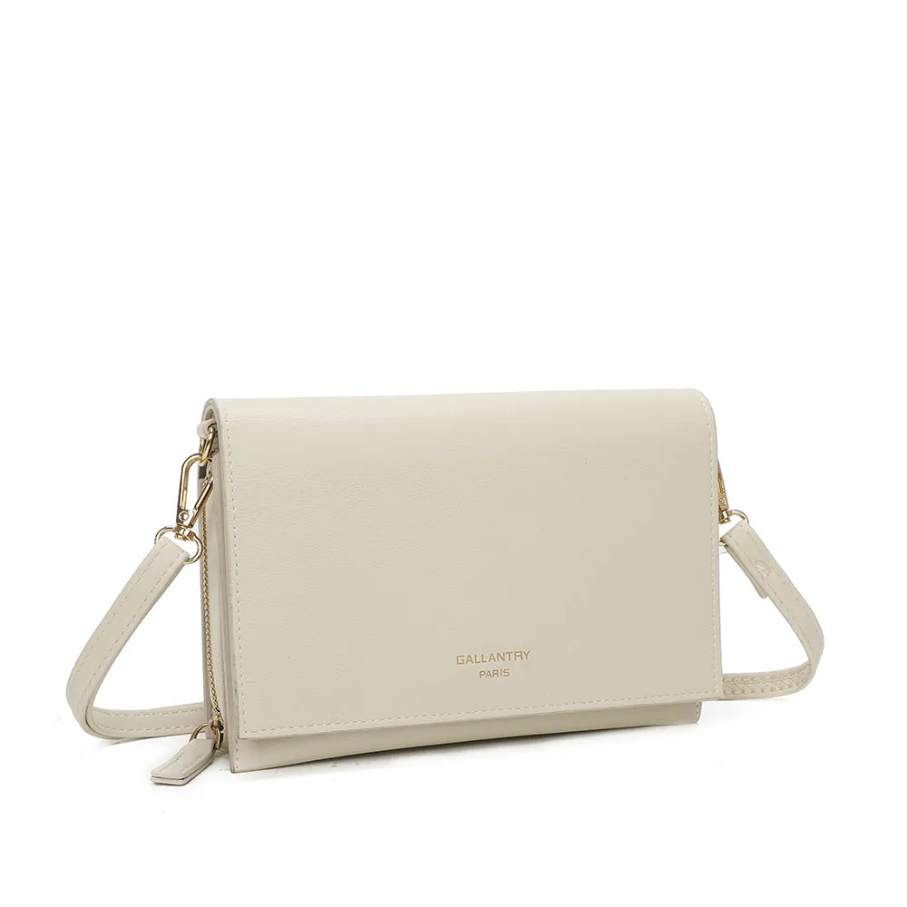 Gallantry Alessia pochette bandoulière noir compartiments