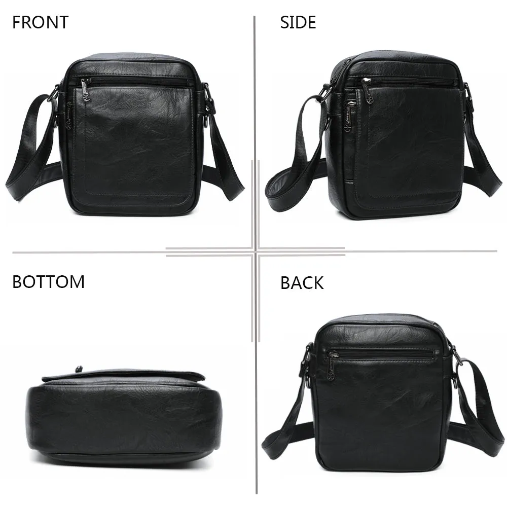 Gallantry Paris Leno Sac Bandoulière Noir effet cuir