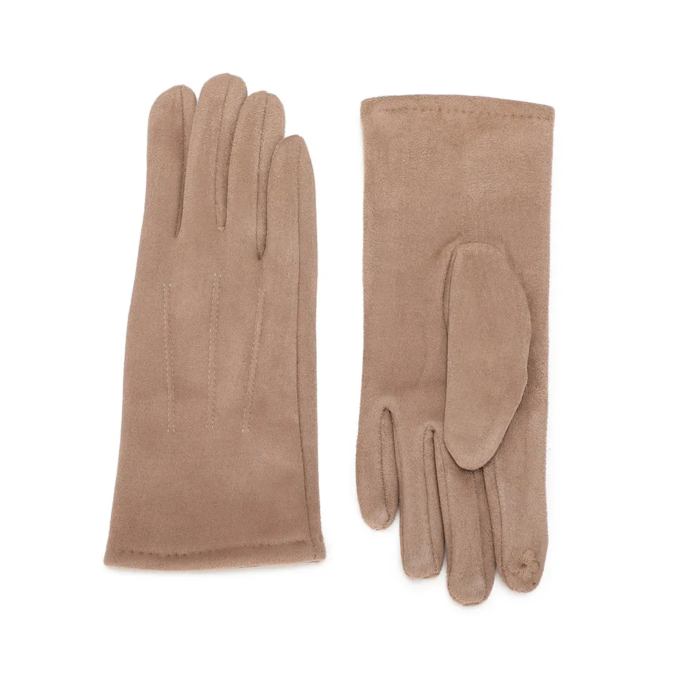 Gallantry Élégance Velours gants tactiles noir