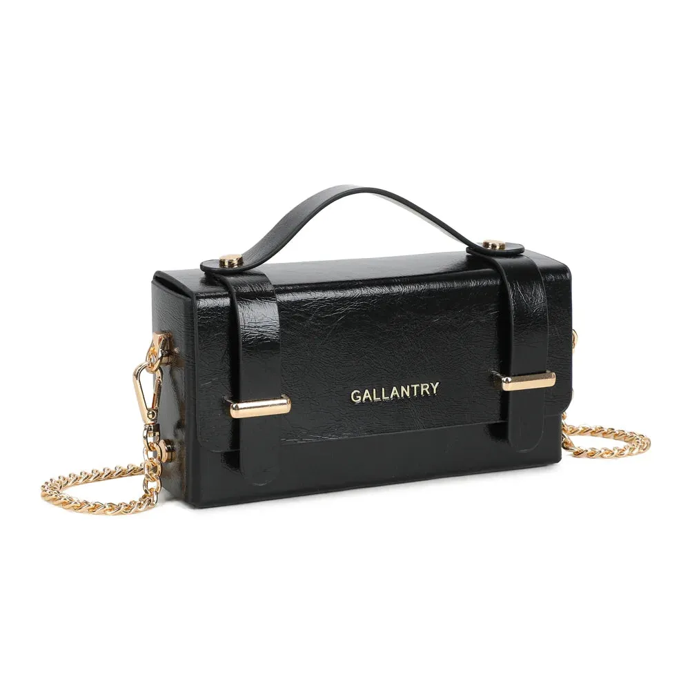 Gallantry Boxy mini sac Vert Foncé chaîne