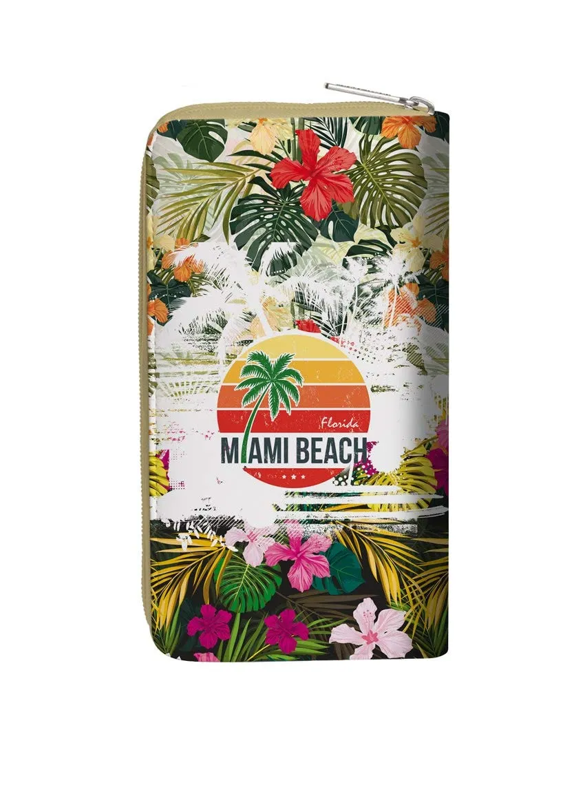 Téo Jasmin Jasmine Compagnon portefeuille Miami Olive 20 cm