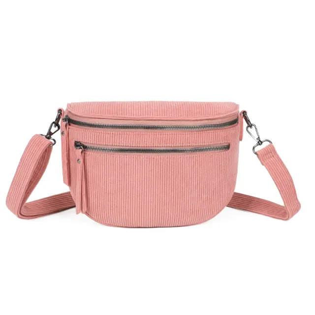 Gallantry Paris La Maddy sac banane velours noir