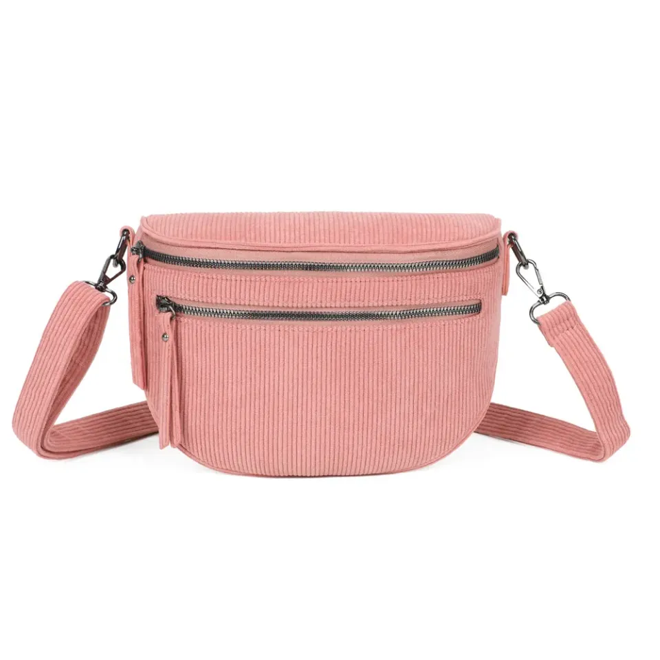 Gallantry Paris La Maddy sac banane velours noir