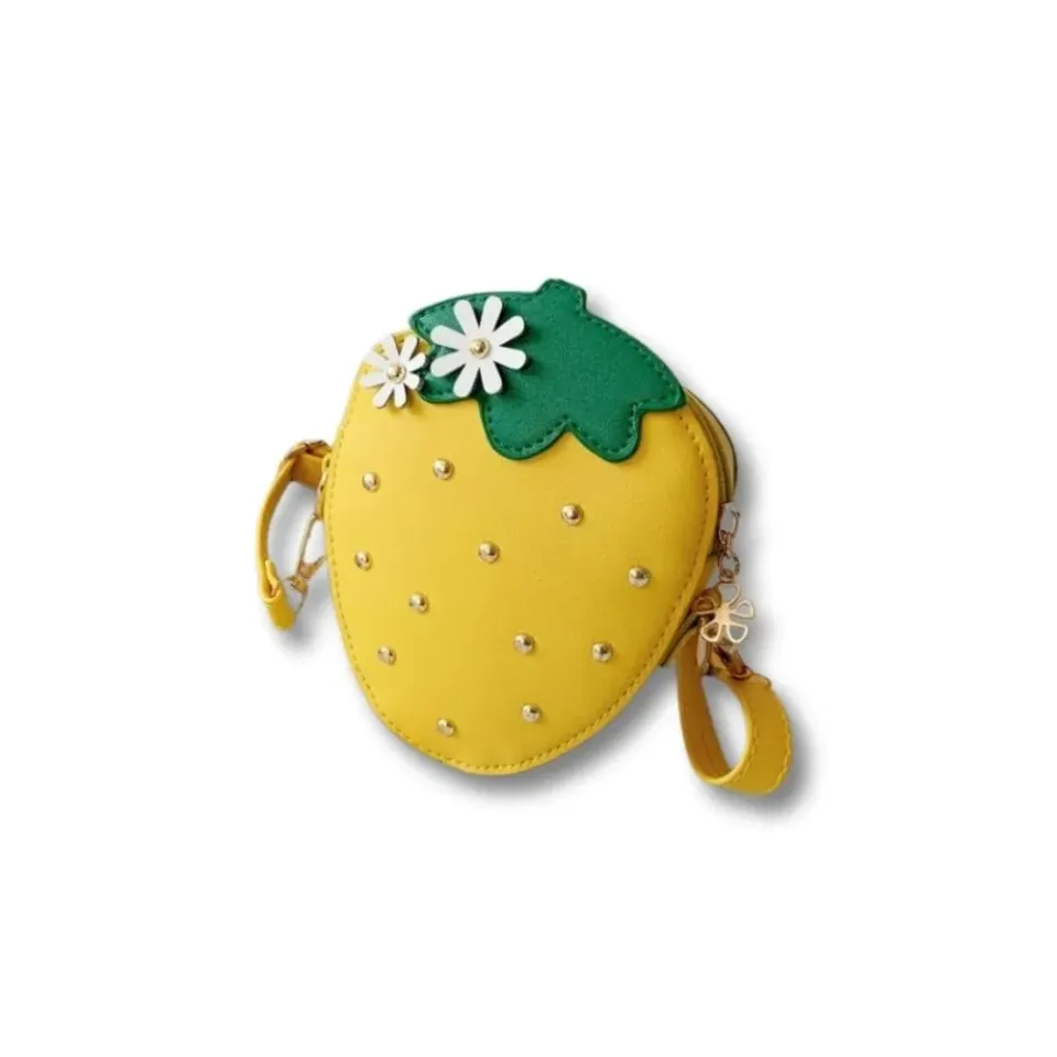 Maison Sacoches Fresca sac petite fille fraise noir