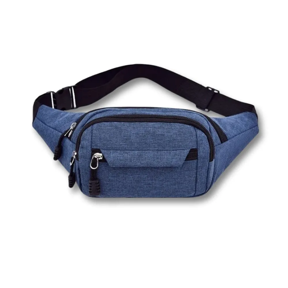 Maison Sacoches Norren sac banane gris Oxford imperméable