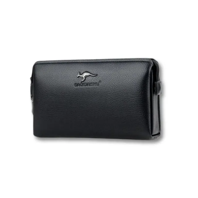 Maison Sacoches Vasco Pochette cuir marron 25 cm