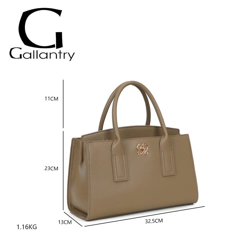 Gallantry La Déliane sac à main taupe lisse