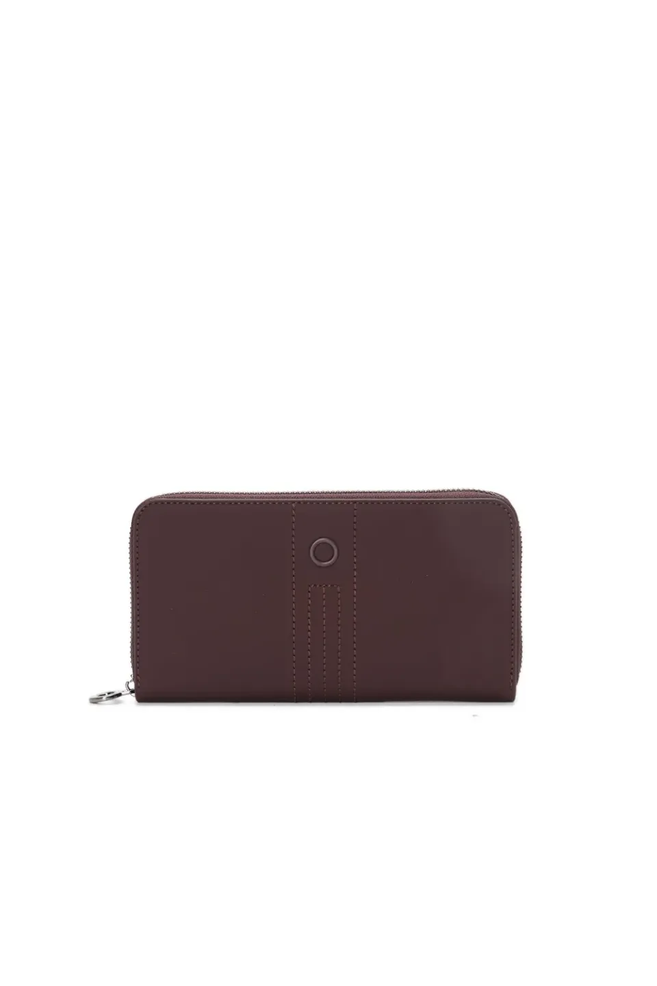 O bag O wally Mughetto portefeuille zip gommé bordeaux