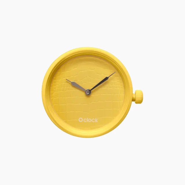 O bag O clock Laser Croco mécanisme curry effet croco