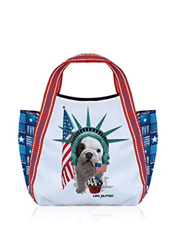 Téo Jasmin Teo America petit cabas 35 cm polyester