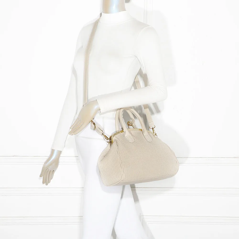 Gallantry Gabrielle Retro main beige fermoir