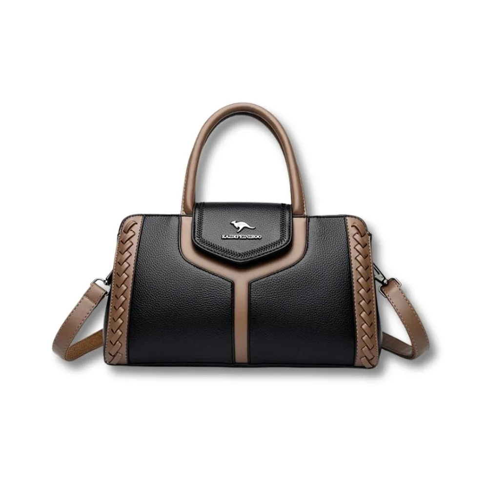 Maison Sacoches Clara sac bandoulière cuir rouge spacieux