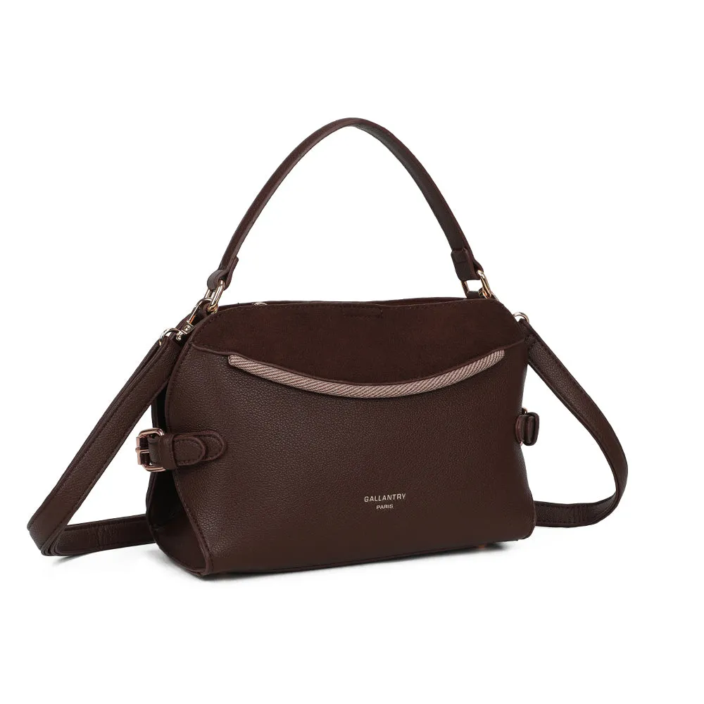 Gallantry Paris Odrane Sac à main Coffee Zippé