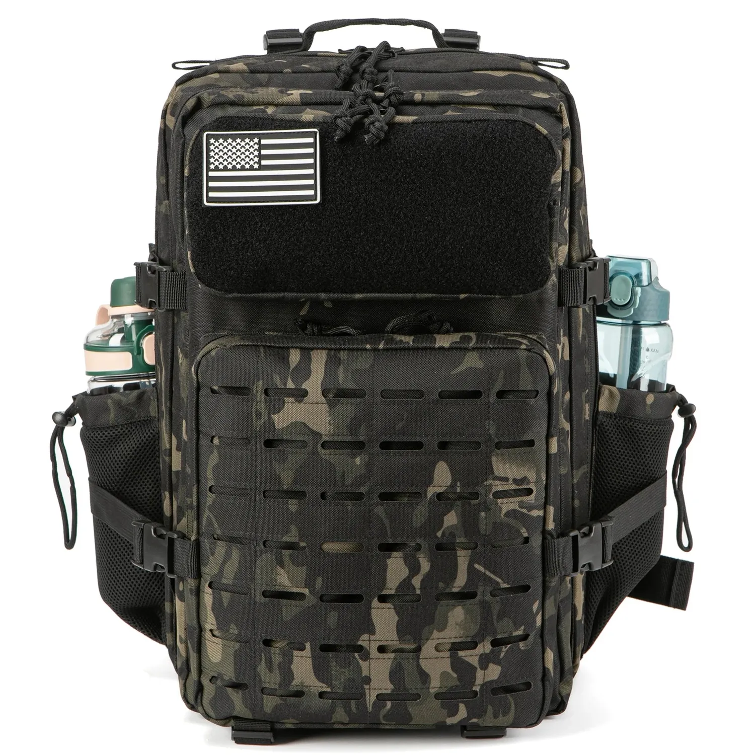 Mon Sacoche Tactique Sac à Dos Noir Molle multi-poches