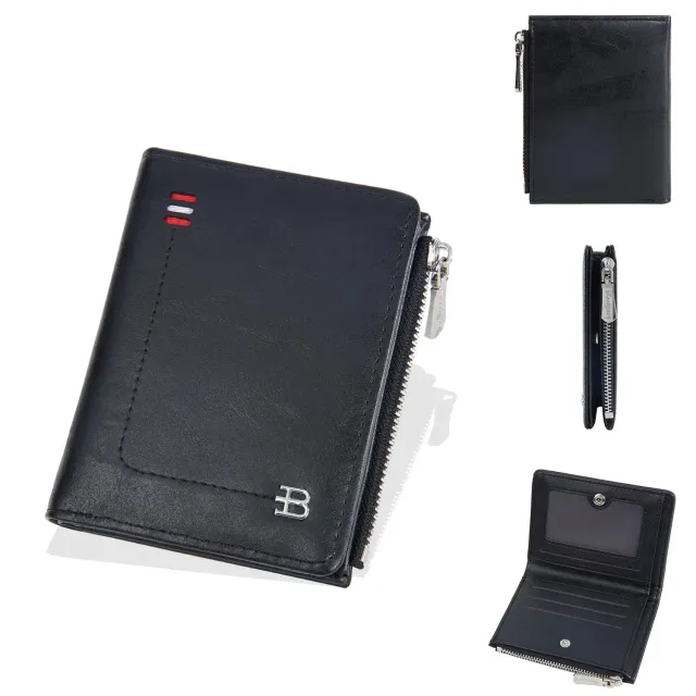 Mon Sacoche Compact portefeuille homme noir compact