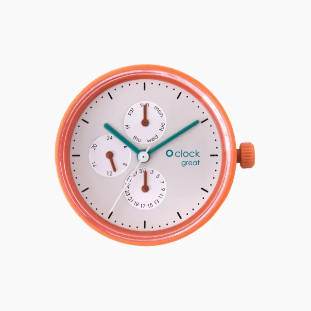 O bag O clock great mécanisme terracotta