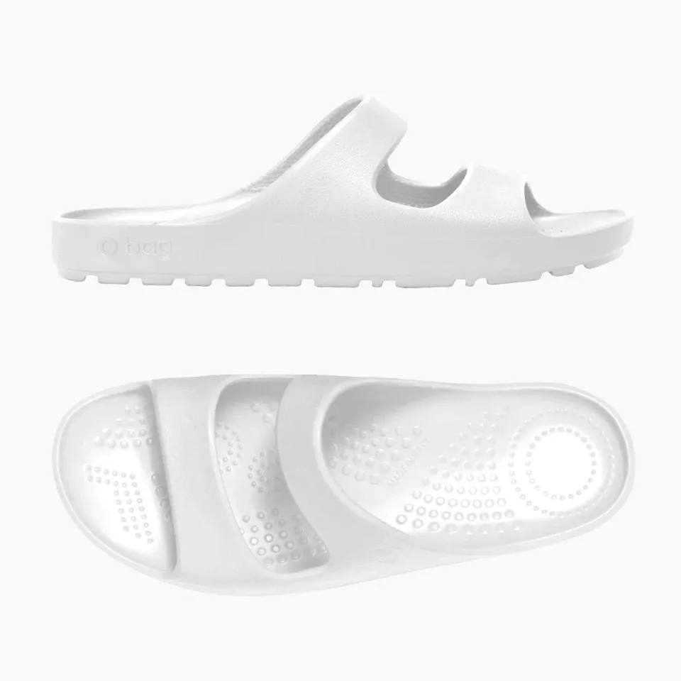 O bag O Shoes Low chaussures blanches EVA profil bas