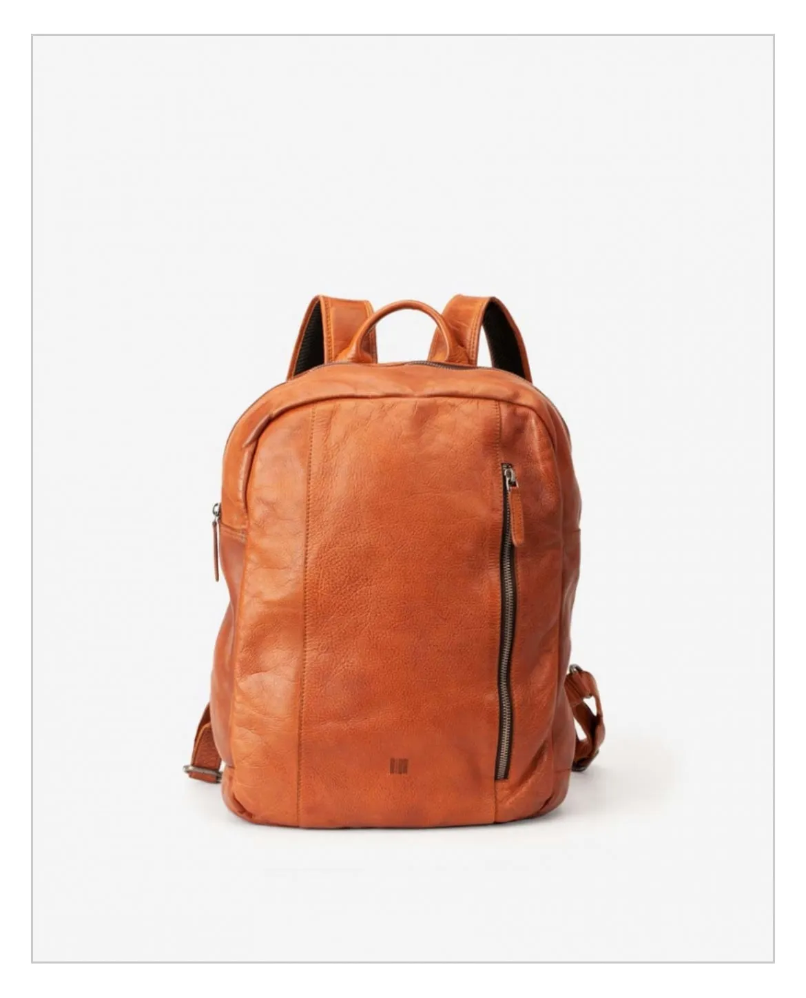 Hexagone Cuir Sad Boy sac à dos cuir noir