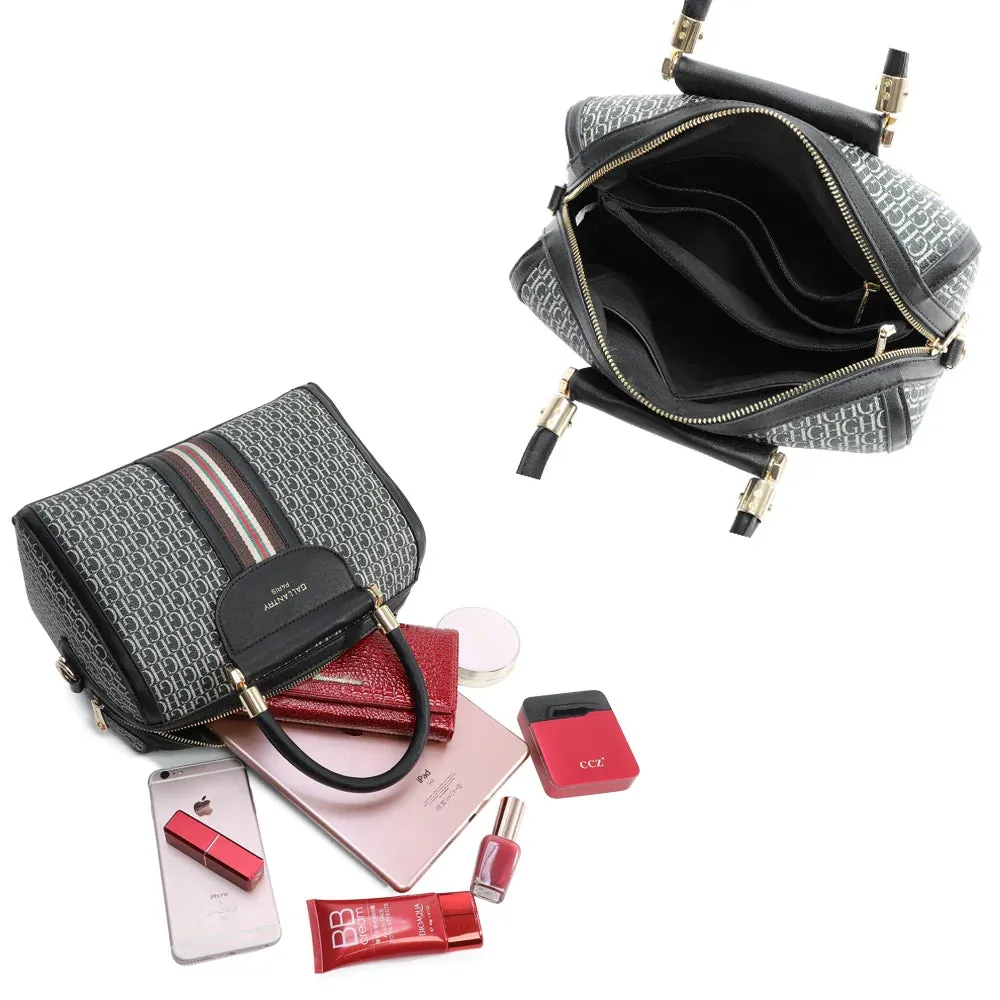 Gallantry Paris Arvello sac bowling noir monogramme