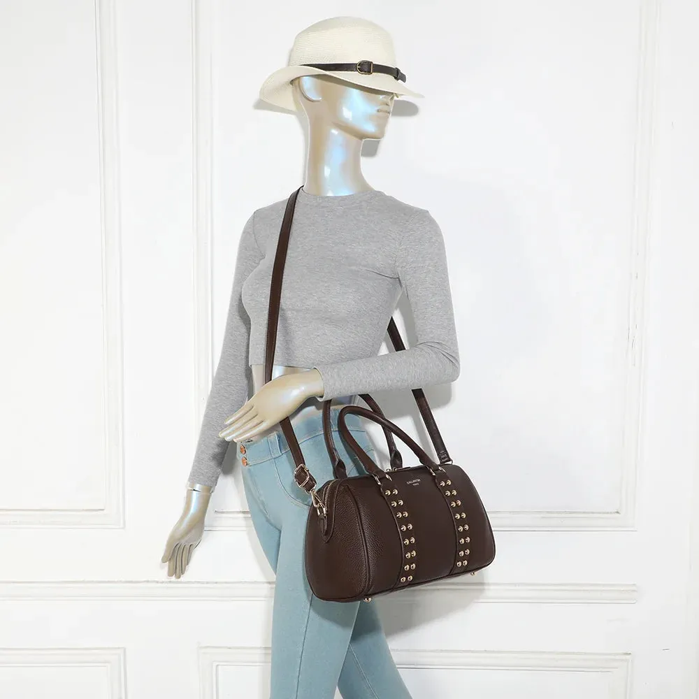 Gallantry Le Calven sac bowling coffee clouté