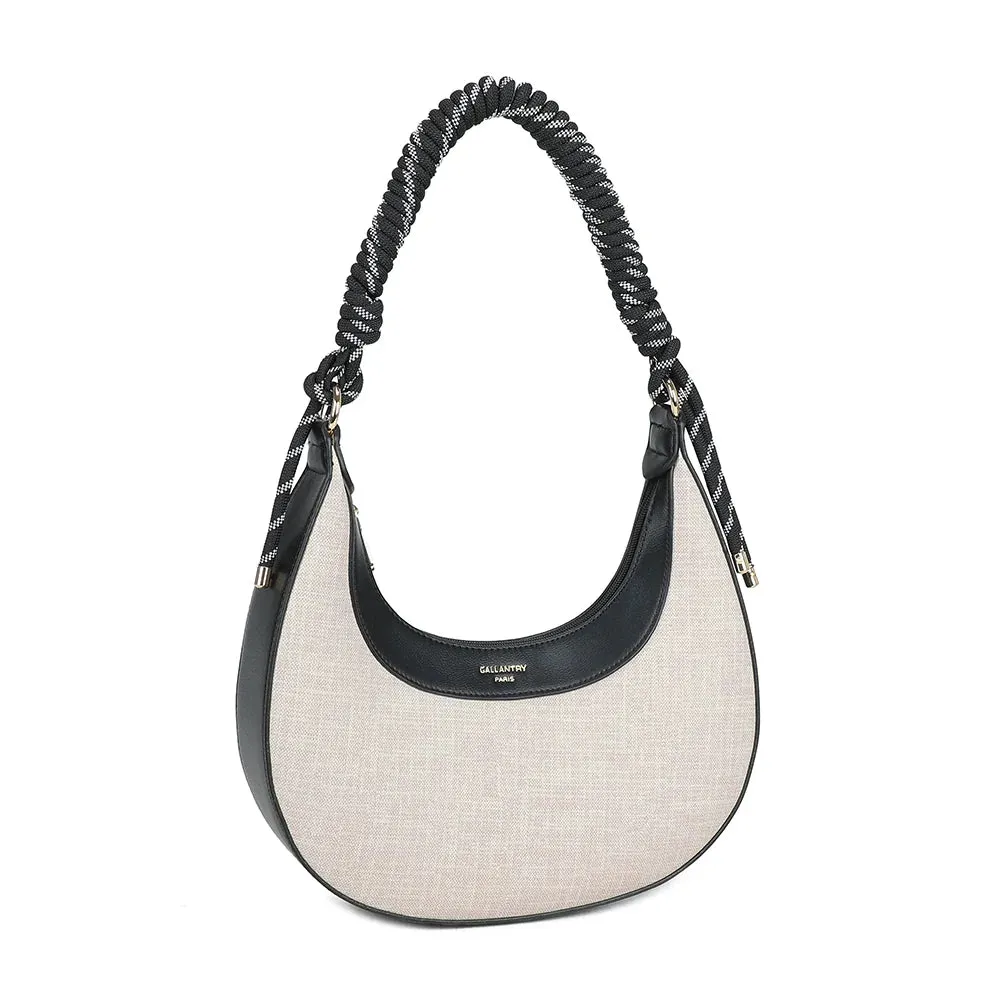Gallantry Vena sac épaule Beige demi-lune