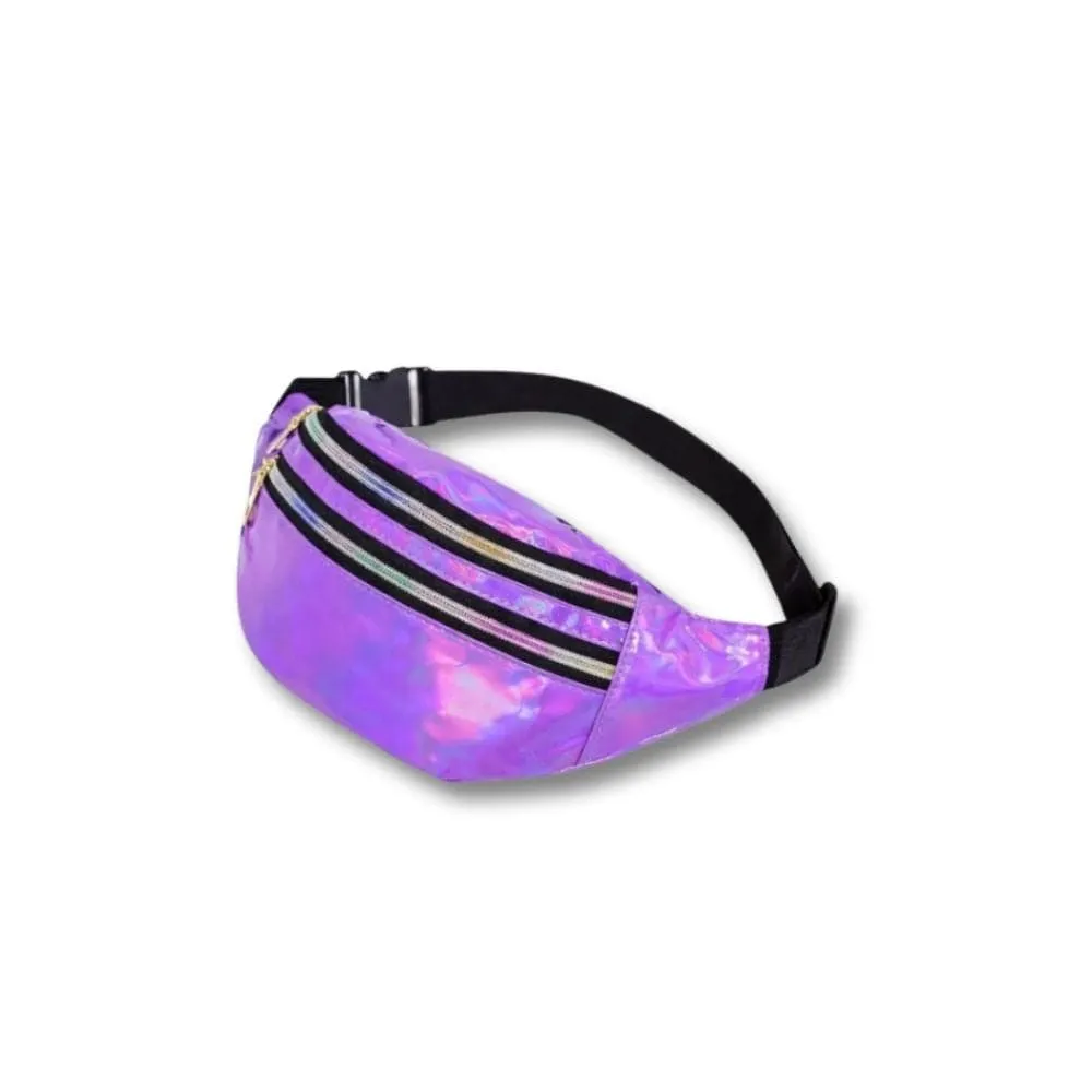 Maison Sacoches Gold Sac Banane femme doré paillettes