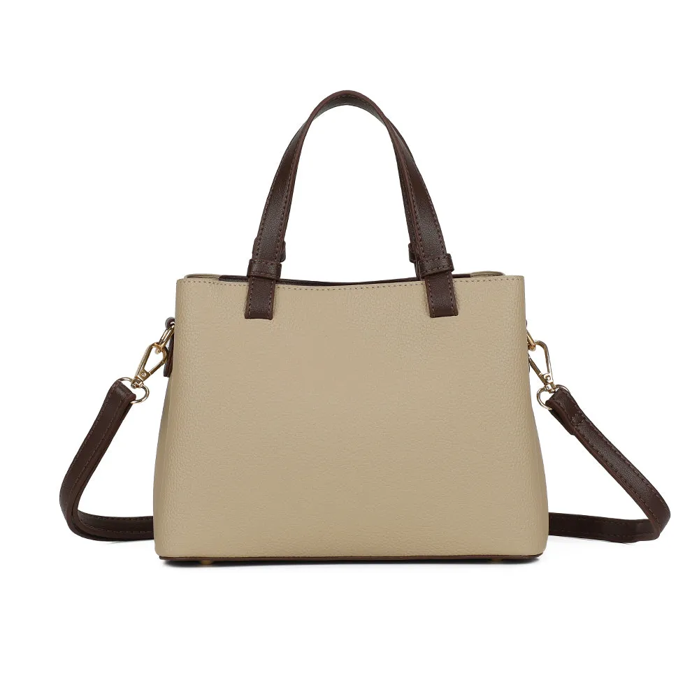 Gallantry La Lorenza sac à main taupe structuré