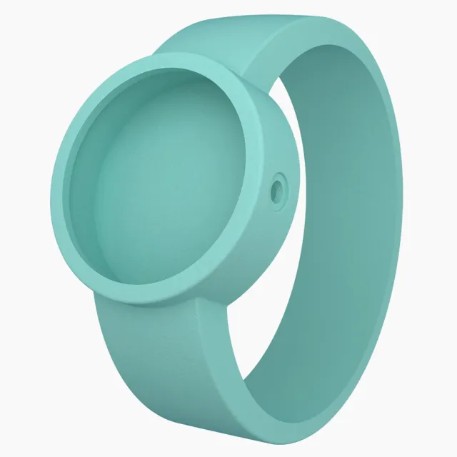 O Bag O Clock Great Bracelet Montre Turquoise Silicone