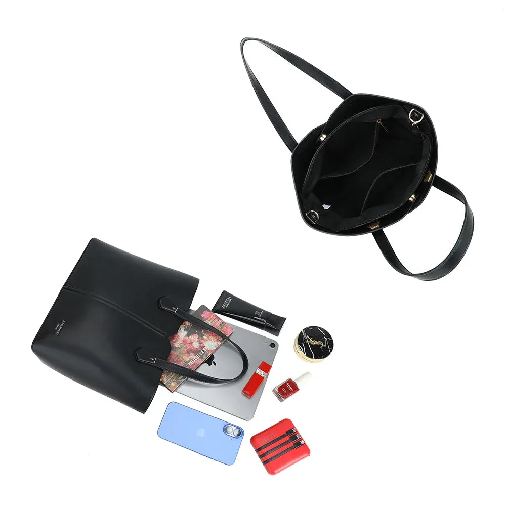 Gallantry Paris Modern Lady sac à main structuré noir