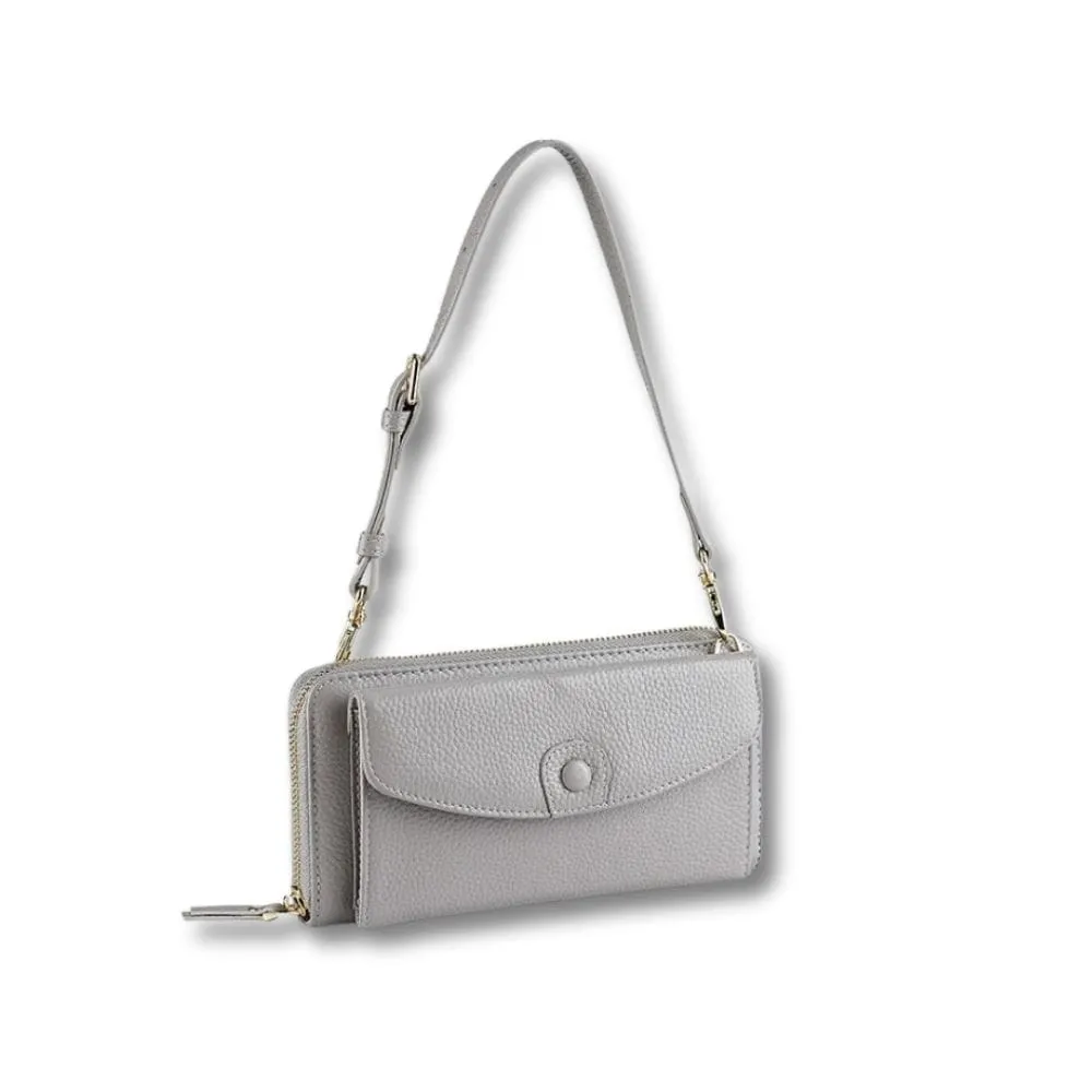 Maison Sacoches Rivia sac porte-monnaie rose cuir