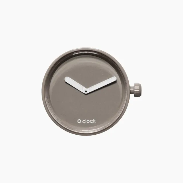 O clock cadran montre roche ton sur ton