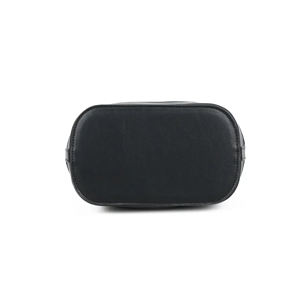 Gallantry Paris Lila Bucket sac seau noir cordon
