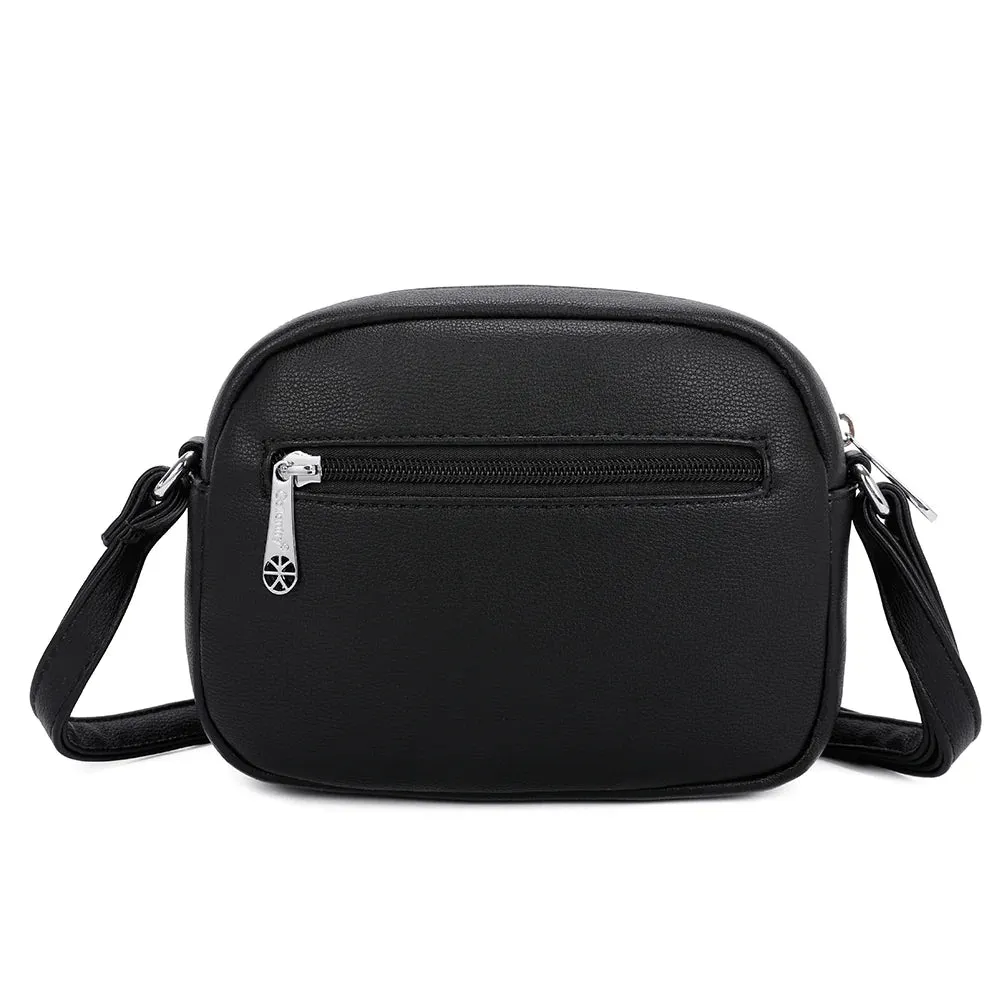 Gallantry Paris Mélina sac bandoulière compact Noir zippé