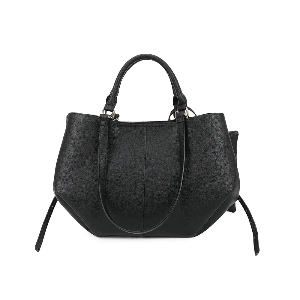Gallantry Paris Adriana Sac cabas Noir pochette grainé