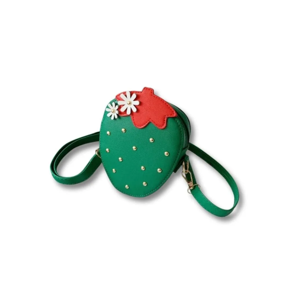Maison Sacoches Fresca sac petite fille fraise noir