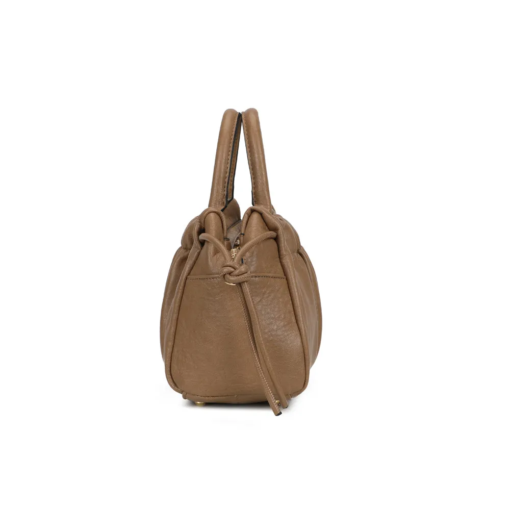 Gallantry Paris Mylane sac froncé bandoulière taupe