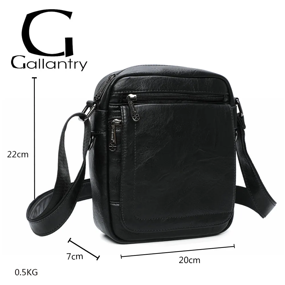 Gallantry Paris Leno Sac Bandoulière Noir effet cuir