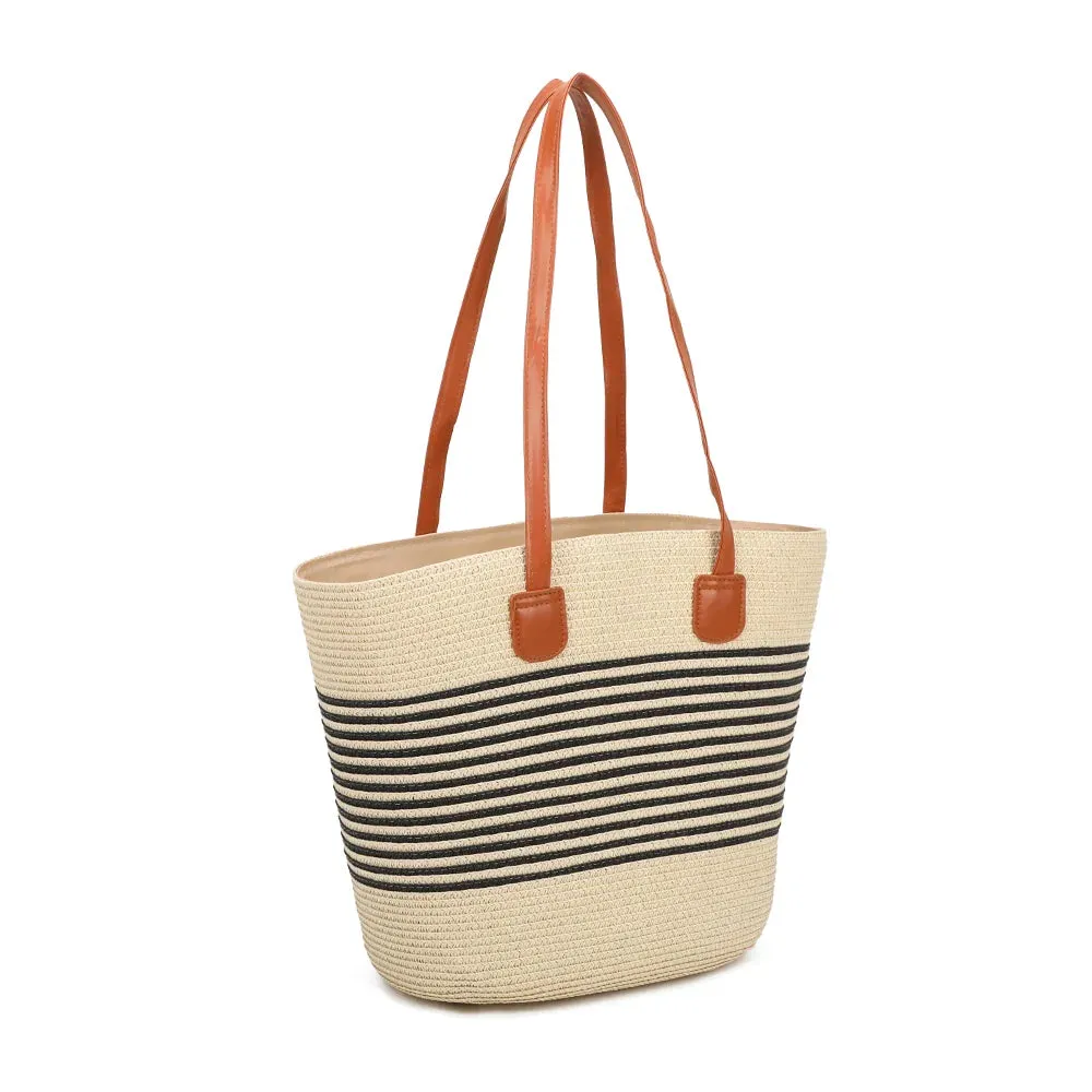 Gallantry Paris Capucine sac cabas beige tressé