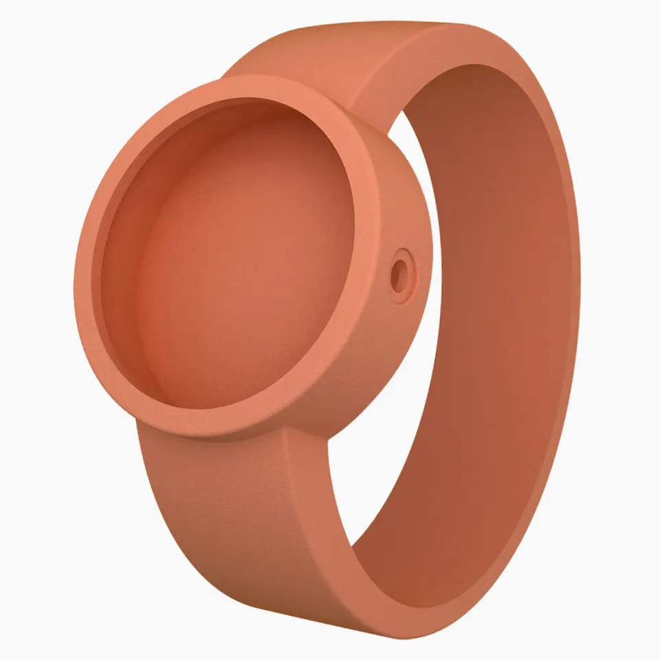 O clock Bracelet silicone saumon léger