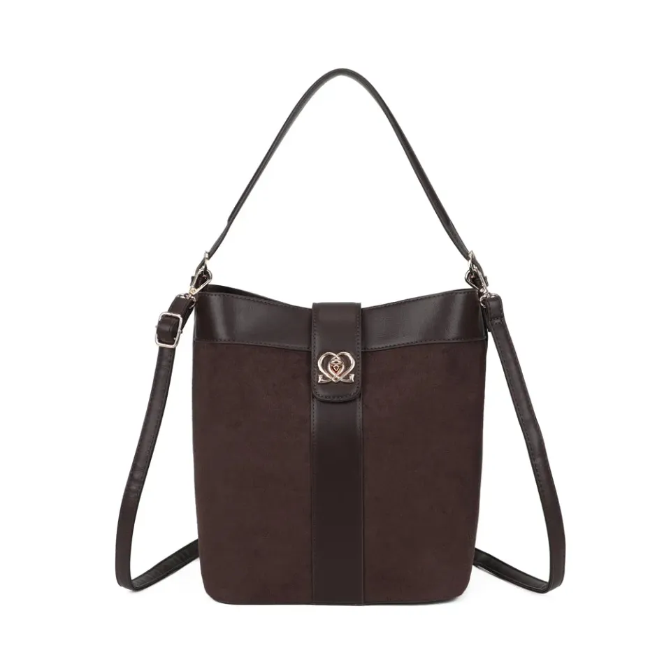 Gallantry Paris Sibylle sac seau coffee suédine